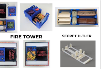 design custom 3d printable board game inserts and organizers
