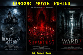 design a cinematic horror movie poster for your film