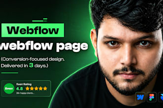 design and develop a webflow website