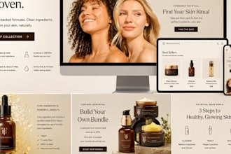 build a luxury skincare and beauty shopify store for your brand