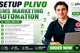setup plivo sms marketing automation email voice integration workflow api crm