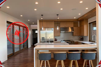 design modern kitchen plan and interior space layouts architectural renderings