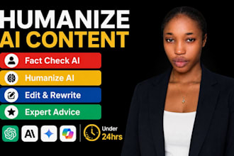 edit, humanize ai content edit and fast check ai content humanization