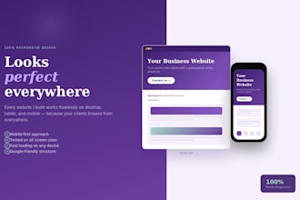 create a professional website for your small business or startup