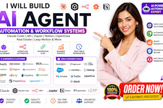 ai agent automation claude code n8n zapier notion openclaw real estate ecommerce