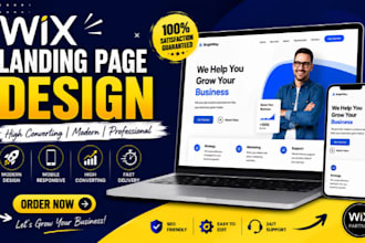 design wix landing page website wix website design redesign wix website