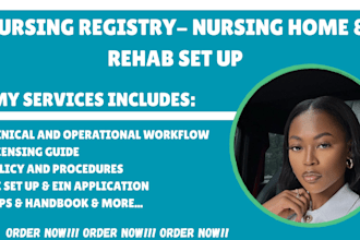 set up nurse registry, nursing homes, rehabilitation centers