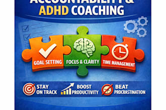 be your amazing adhd accountability coach adhd body double virtual assistant