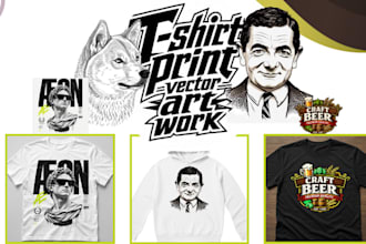 design fashion streetwear t shirt print vector artwork for clothing brands