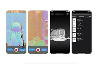 build ai camera app, ar app, lidar scanner app, lidar scanner app, vr app