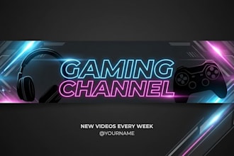 youtube banner and logo