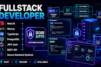 build custom fullstack web apps, websites frontend backend