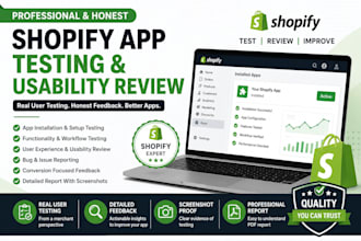 do shopify app review, shopify app user testing, shopify app marketing
