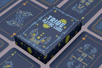 design custom card packaging box design pokemon tuck box, rigid card box mockup