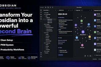 set up and organise your obsidian vault for pkm and productivity