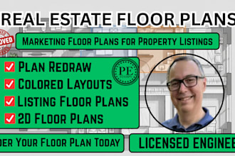 create real estate marketing floor plans for property listings