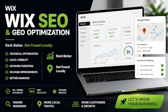 do wix SEO and GEO optimization for local businesses