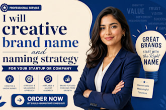 creative brand name and naming  strategy for your startup or company