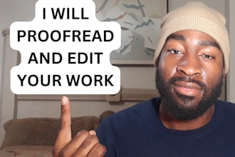 edit or proofread poetry, essays, books, speeches, and more