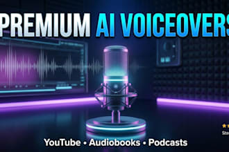 generate a premium ai voiceover for your audiobook or youtube video
