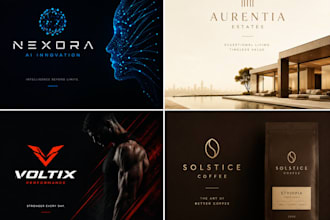 logotipos minimalistas de empresas e pequenas empresas