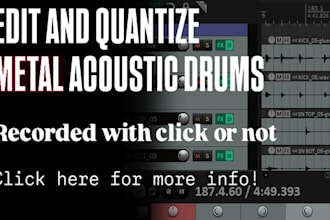 edit your metal drum recording
