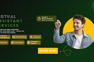 be your executive virtual assistant , long term, short term