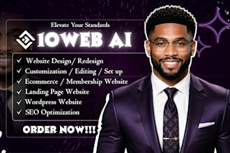 build ai websites with 10web ai website builder