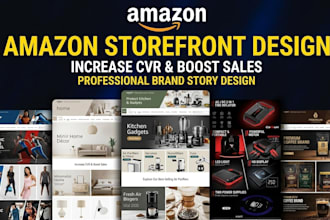 build professional amazon brand storefront a plus content