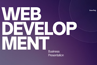 developer a short business software website