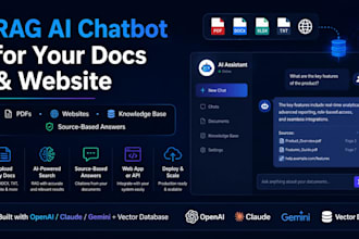 build a rag ai chatbot from yours docs and website