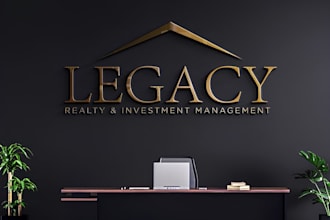 do professional real estate property and business logo design