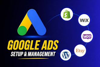 setup and manage google ads adword PPC campaigns for your ecommerce stores