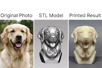 convert images to 3d printable stl file, photo to stl