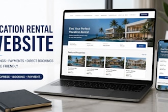 design a vacation rental website with wp rentals, homey, or woocommerce bookings
