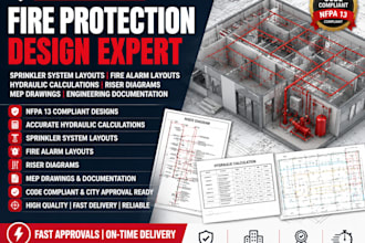 fast fire protection design sprinkler layouts nfpa 13 and code compliant