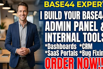 build your base44 internal tool, base44 admin panel, or base44 dashboard
