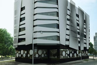design 3d commercial exterior design 3d building exterior rendering and modeling
