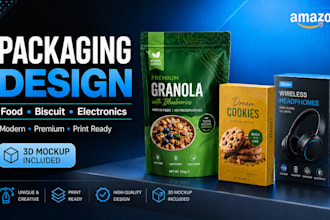 design premium packging and supplement label design
