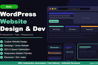 design redesign  edits ,update wordpress website