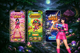 be 3d mobile game app ios android unity game app developer