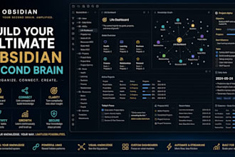 build your obsidian second brain with advanced pkm workflows