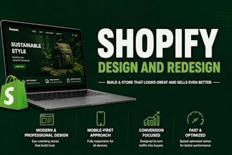 design shopify store, shopify development, shopify website design,shopify design