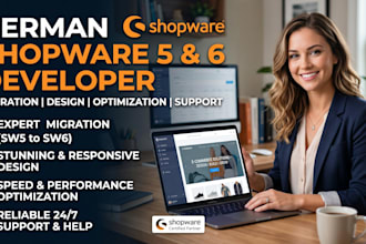 german shopware 5 and 6 developer for migration, design, optimization, support