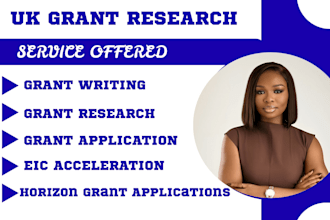 do UK grant writing, grant proposal, grant research and grant application