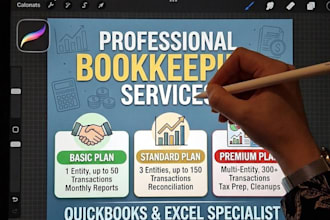 be your quickbooks online bookkeeper for bank reconciliation and tax prep
