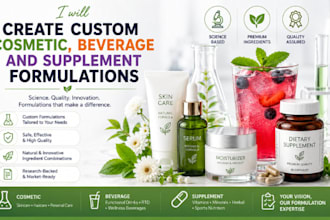 generate beverage, juice, protein shakes, and smoothie formulations for you