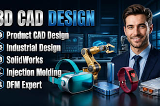 3d cad design 3d product cad design 3d industrial cad solidworks for 3d printing