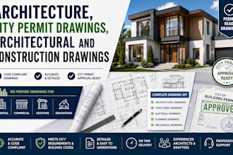 do architecture, city permit drawings, architectural and construction drawings