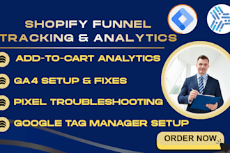 set up shopify funnel tracking and conversion analytics